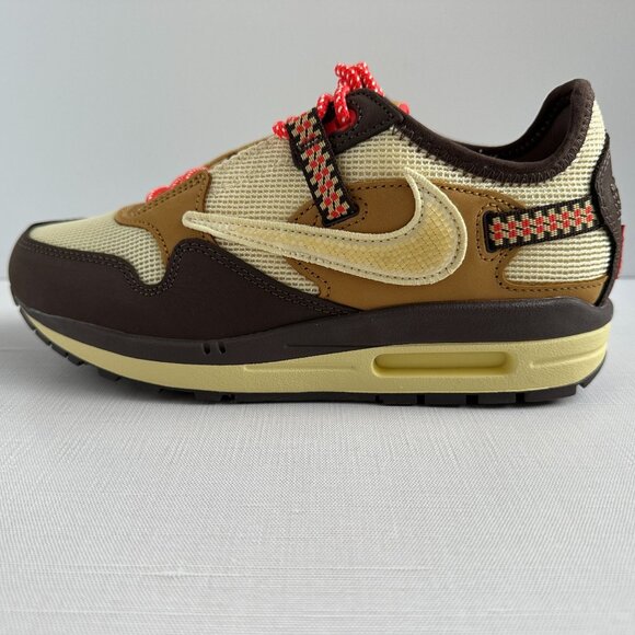 Nike Shoes - Nike Air Max 1 Travis Scott Cactus Jack Baroque Brown US Mens 5.5, Womens Size 7